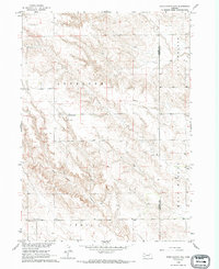 Sand Canyon East 1966 topographic map thumbnail