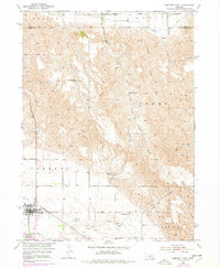 Sargent East 1952 topographic map thumbnail