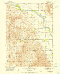 Sargent SE 1952 topographic map thumbnail