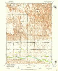 Sargent West 1952 topographic map thumbnail