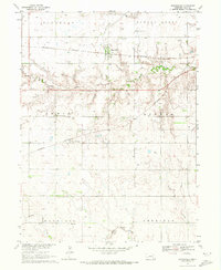 Saronville 1969 topographic map thumbnail
