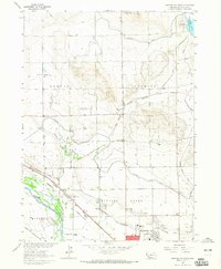 Scottsbluff North 1963 topographic map thumbnail