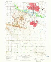 Scottsbluff South 1963 topographic map thumbnail