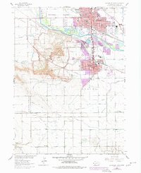 Scottsbluff South 1963 topographic map thumbnail