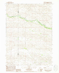 Shimmins Lake SE 1985 topographic map thumbnail