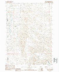 Skunk Lake SW 1989 topographic map thumbnail