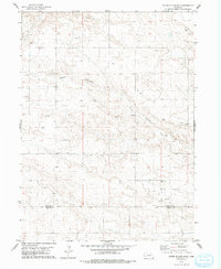 South Of Gabe Rock 1979 topographic map thumbnail