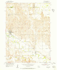 Spalding 1954 topographic map thumbnail