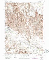 Spalding 1954 topographic map thumbnail