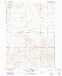 Spalding 2 NW 1960 topographic map thumbnail