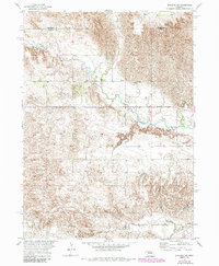 Spalding NW 1954 topographic map thumbnail