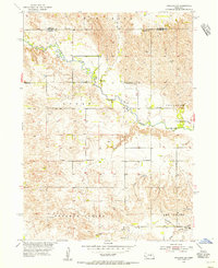 Spalding NW 1954 topographic map thumbnail