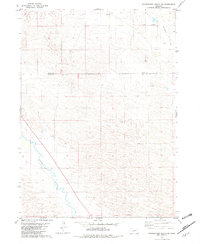 Stonehouse Ranch SW 1981 topographic map thumbnail