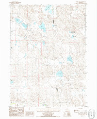 Storm Lake 1986 topographic map thumbnail