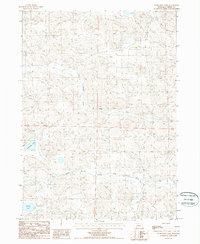 Sunflower Lake 1987 topographic map thumbnail
