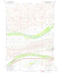Sutherland Reservoir NW 1971 topographic map thumbnail