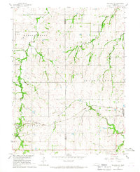 Tecumseh NE 1966 topographic map thumbnail
