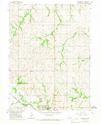 Tecumseh NW 1965 topographic map thumbnail