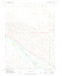 Tar Valley SW 1971 topographic map thumbnail