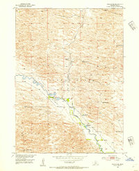 Taylor NE 1952 topographic map thumbnail