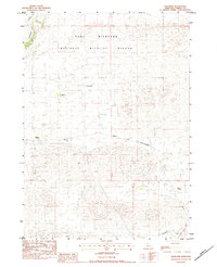 Thatcher 1983 topographic map preview