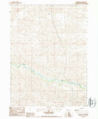 Thedford SE 1986 topographic map thumbnail
