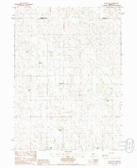 Tryon NW 1985 topographic map thumbnail