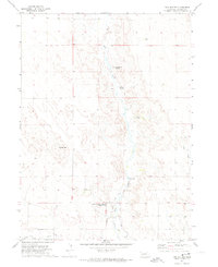 Twin Buttes 1971 topographic map preview