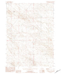 University Lake NW 1983 topographic map thumbnail