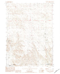 University Lake SE 1983 topographic map thumbnail