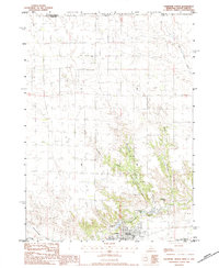 Valentine North 1983 topographic map thumbnail