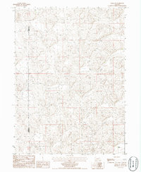 Velma SW 1986 topographic map thumbnail