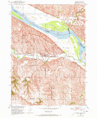 Verdel 1950 topographic map preview