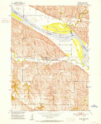 Verdel 1950 topographic map thumbnail