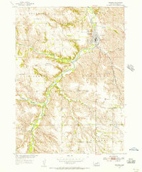Verdigre 1954 topographic map thumbnail