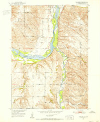 Verdigre NE 1950 topographic map thumbnail