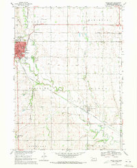 Wahoo East 1969 topographic map thumbnail