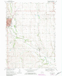 Wahoo East 1969 topographic map thumbnail
