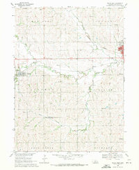 Wahoo West 1969 topographic map thumbnail