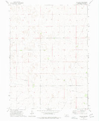 Wallace NE 1973 topographic map thumbnail