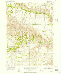 Walnut 1954 topographic map thumbnail