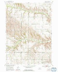 Walnut 1954 topographic map thumbnail