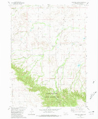 Warbonnet Ranch 1980 topographic map thumbnail