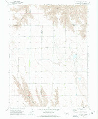 Wauneta SE 1973 topographic map thumbnail