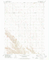 Wauneta SW 1973 topographic map thumbnail