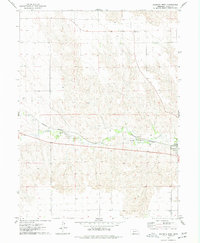 Wauneta West 1974 topographic map thumbnail