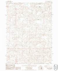 Well Valley 1986 topographic map thumbnail
