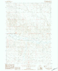 Whistle Creek NE 1983 topographic map thumbnail
