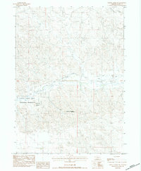 Whistle Creek NW 1983 topographic map thumbnail