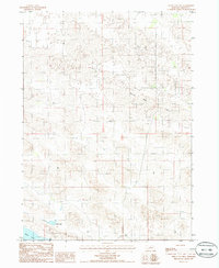 White Cap Hill 1985 topographic map thumbnail